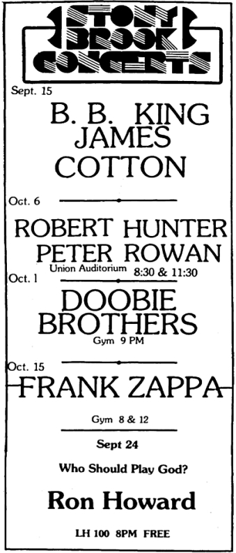 15/10/1978SUNY, Stony Brook, NY